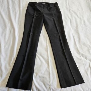 Express Work Pants Classic Black Flare - 4S